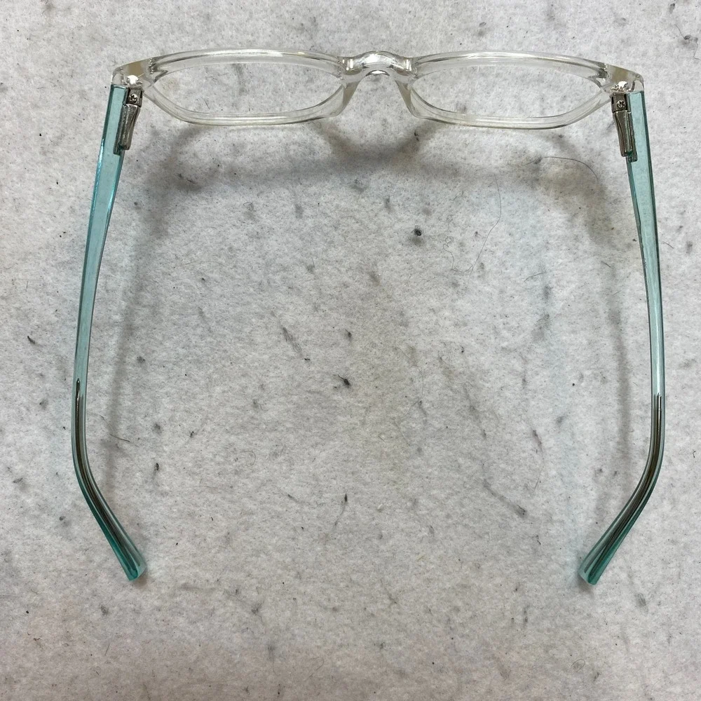 Puma PJ0049OCOS Eyeglasses Kids Clear Teal  Rectangular Frames 49-16-135